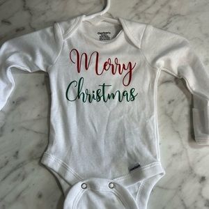 Newborn baby onesie! For Christmas 🎄